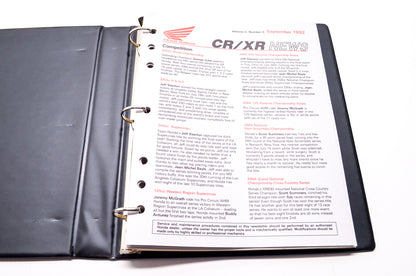 CR XR News & Race Support Newsletter Collection Nov-Dec 1984 - Sep 1992