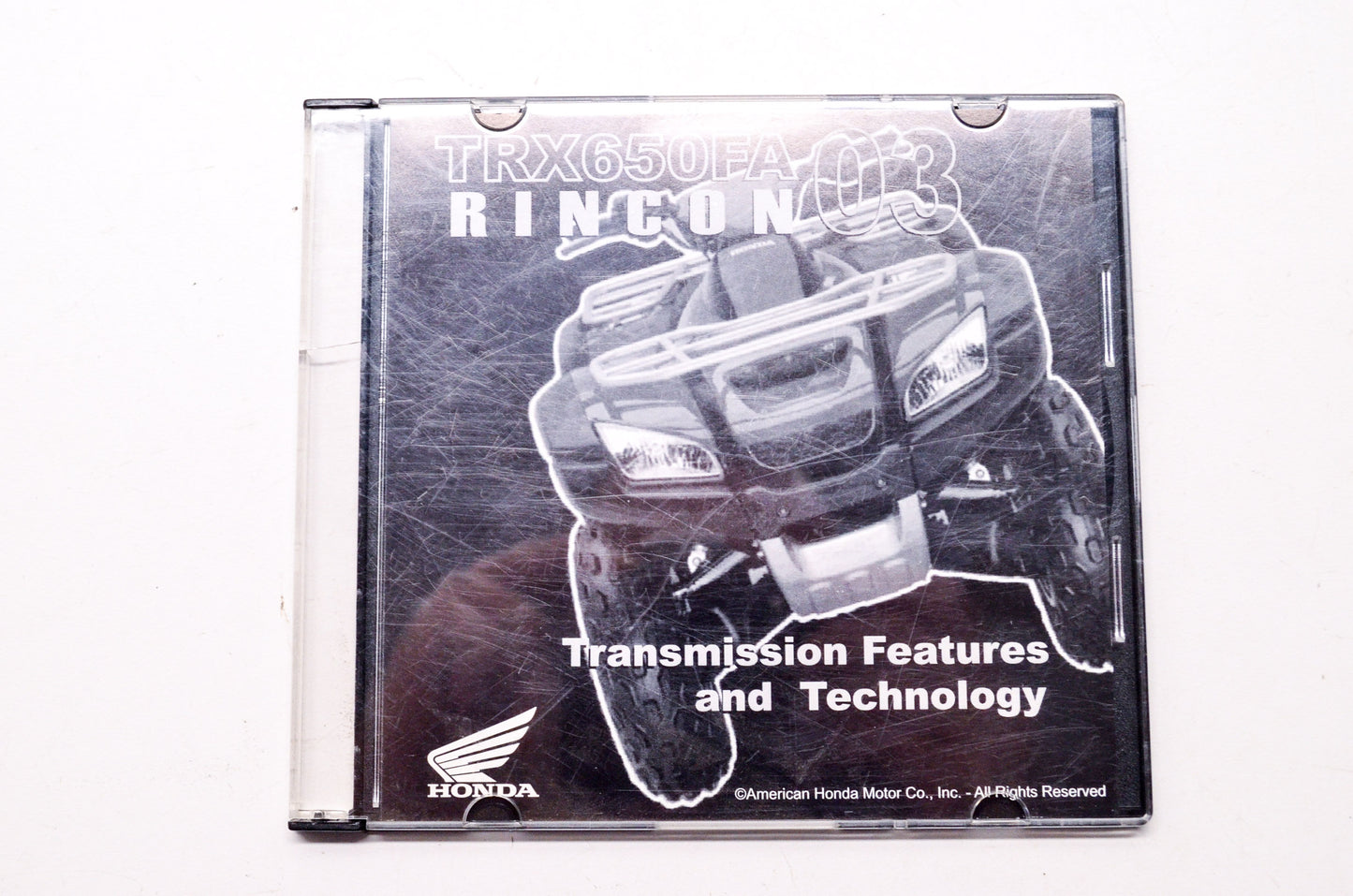 TRX 650 FA Rincon 2003 Transmission Features & Technology CD