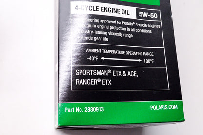 PS-4 Full Synthetic Oil Change Kit 4-Cycle 5W-50 NOS
