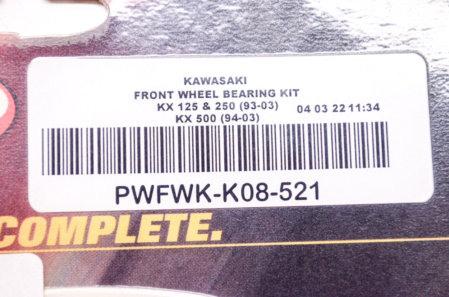 Pivot Works PWFWK-K08-521 Front Wheel Bearing Kit Kawasaki KX 125 250 250F 500 N