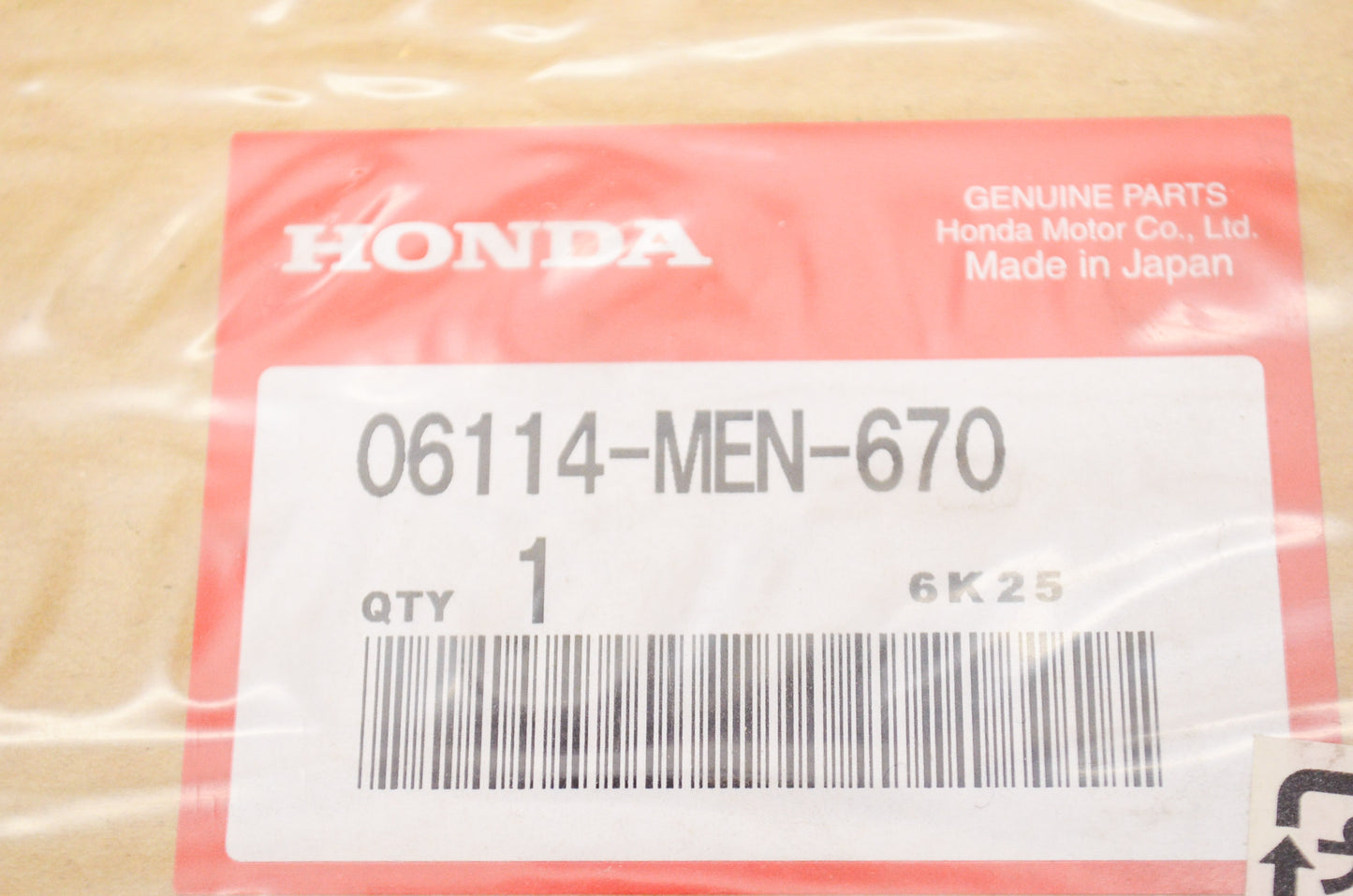 OEM Honda 06114-MEN-670 O-Ring Washer Kit A