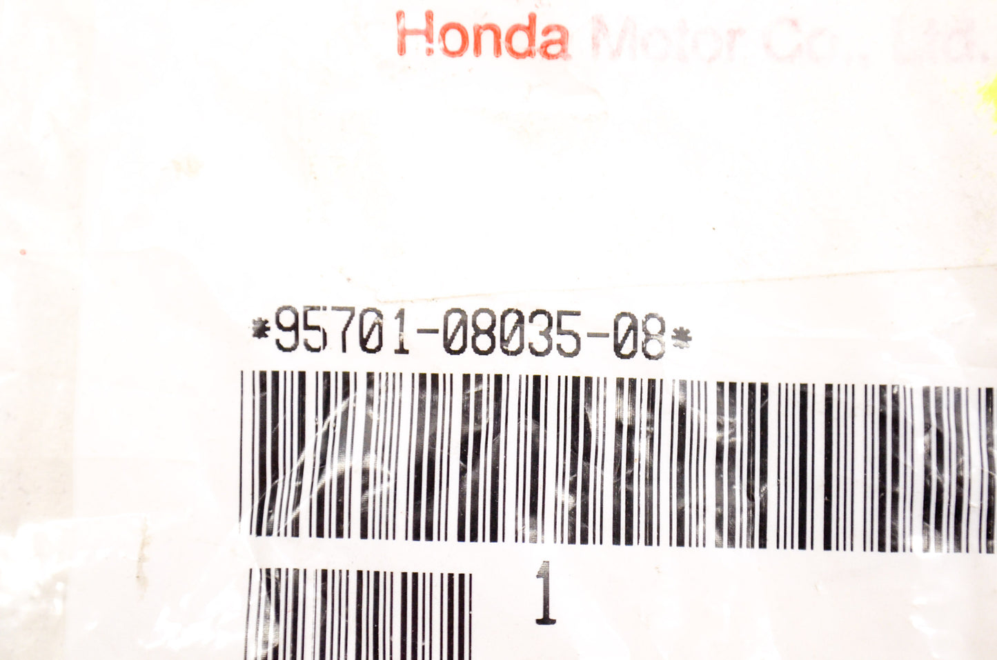 OEM Honda 95701-08035-08 Flange Bolt (8X35) NOS