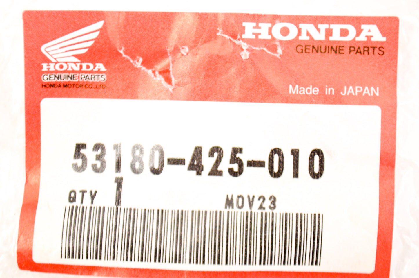 OEM Honda 53180-425-010 Handle Lever Boot NOS