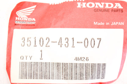 OEM Honda 35102-431-007 Switch Cover NOS