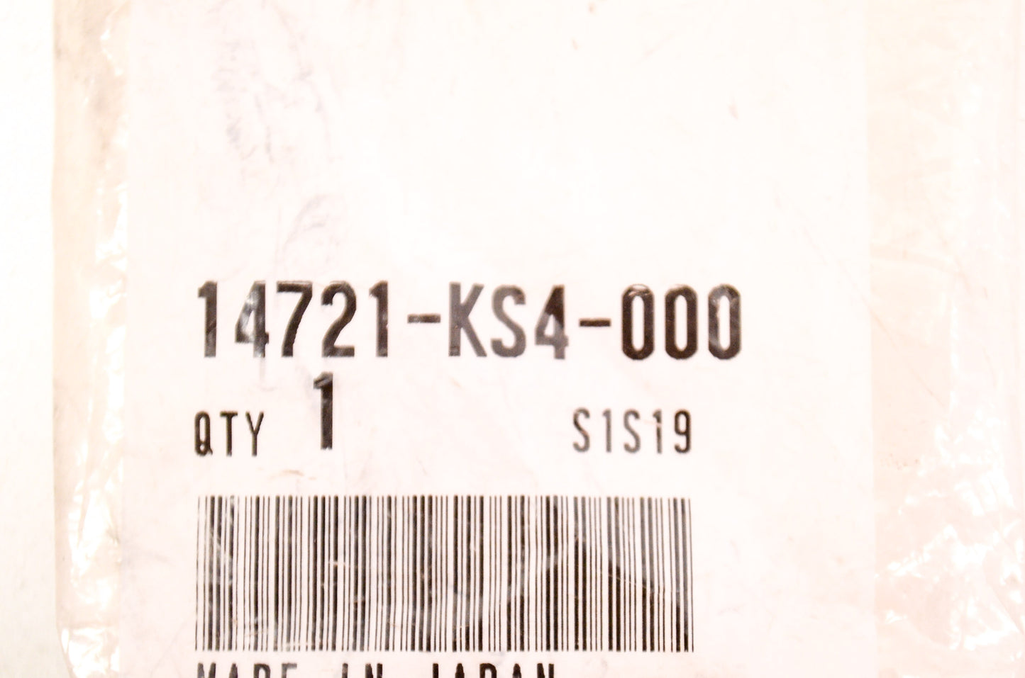 OEM Honda 14721-KS4-000 Exhaust Valve NOS