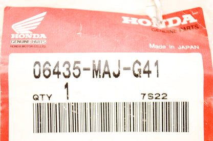 OEM Honda 06435-MAJ-G41 Rear Pad Set NOS
