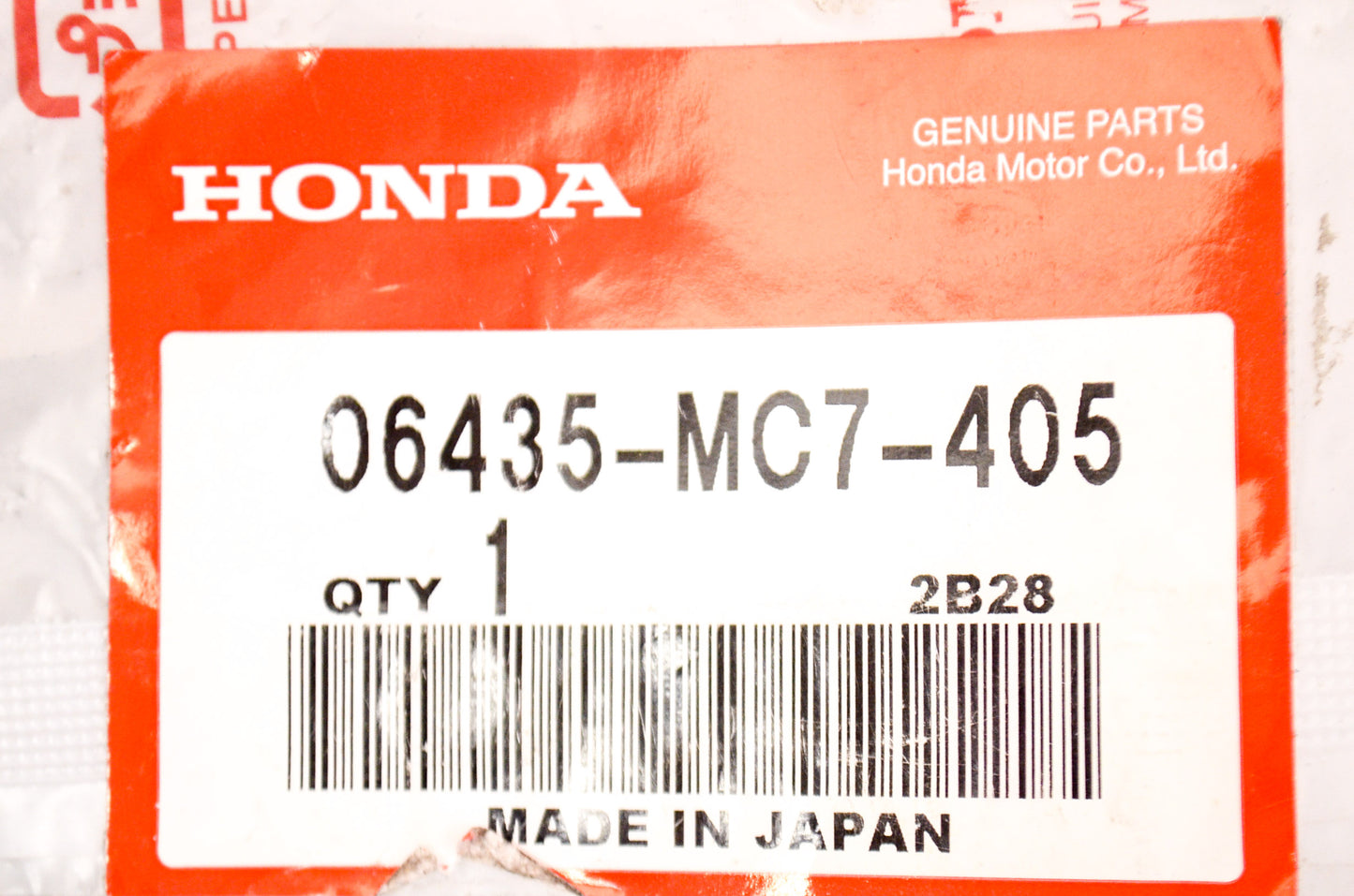 OEM Honda 06435-MC7-405 Pad Set