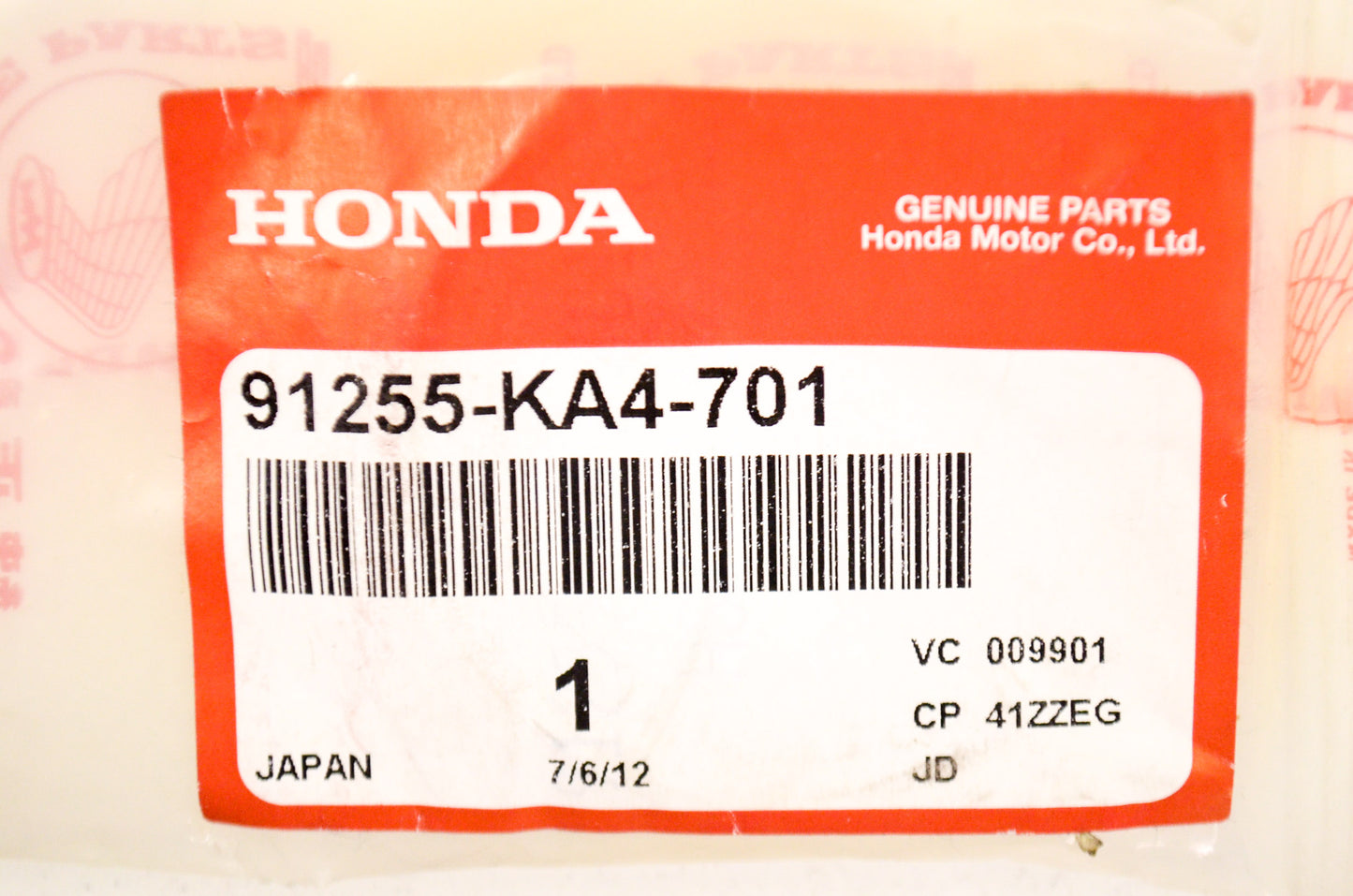 OEM Honda 91255-KA4-701 Oil Seal NOS