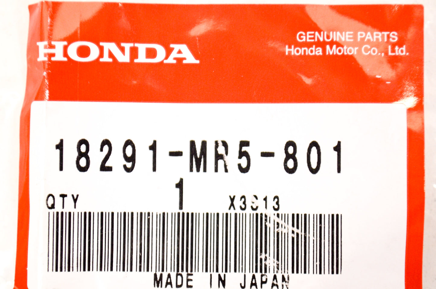 OEM Honda 18291-MR5-801 Exhaust Pipe Gasket NOS