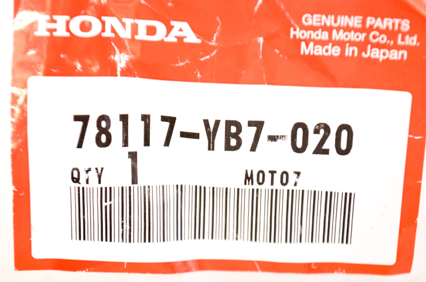 OEM Honda 78117-YB7-020 Filler Cap NOS