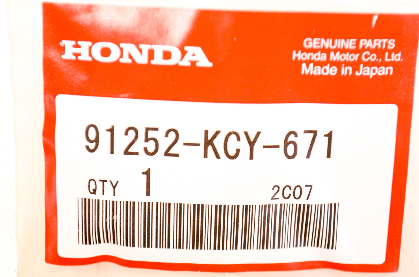 OEM Honda 91252-KCY-671 Oil Seal 25X40X7 NOS