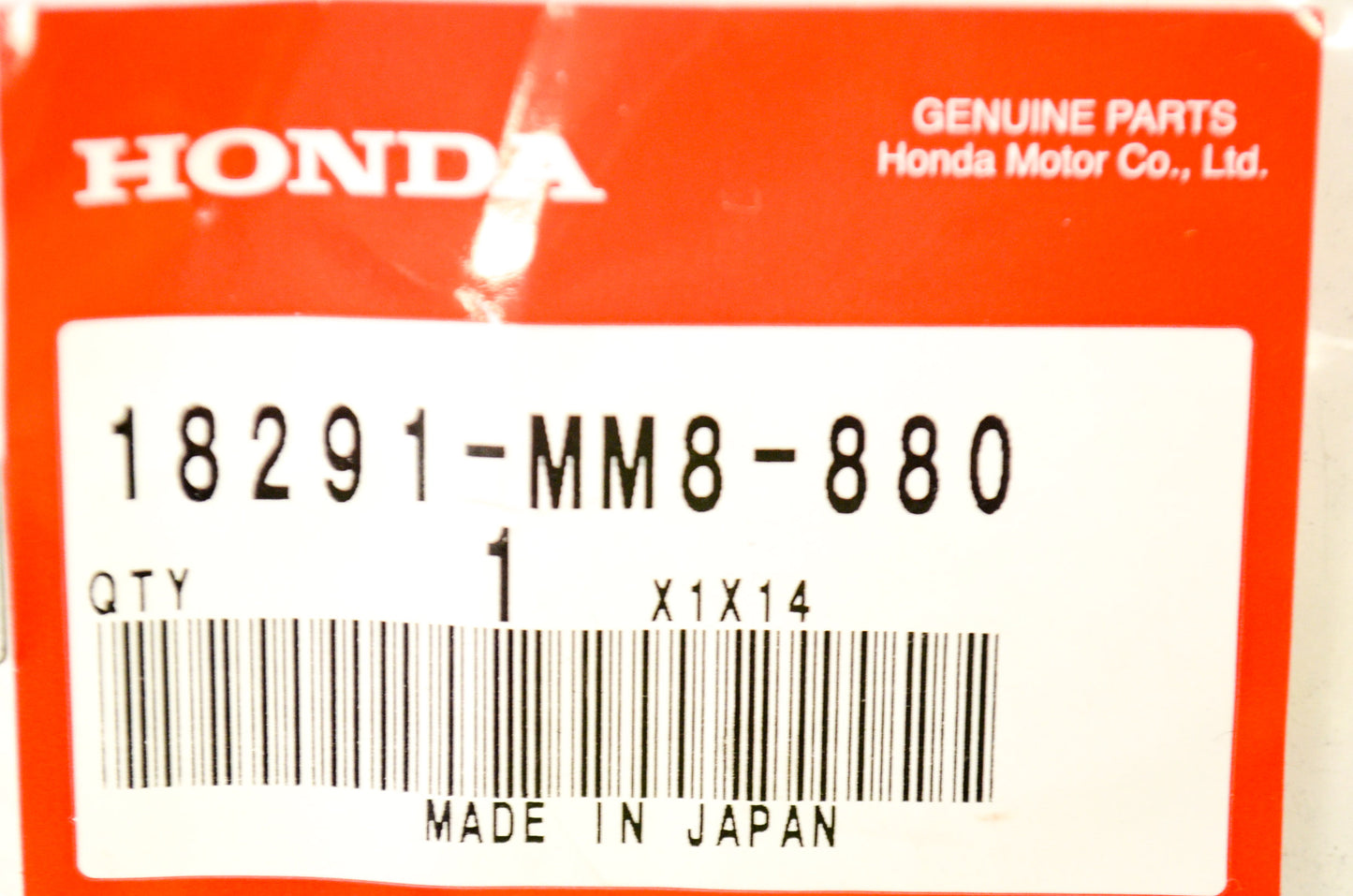 OEM Honda 18291-MM8-880 Exhaust Pipe Gasket NOS