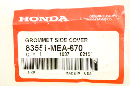 OEM Honda 83551-MEA-670 Side Cover Grommet NOS