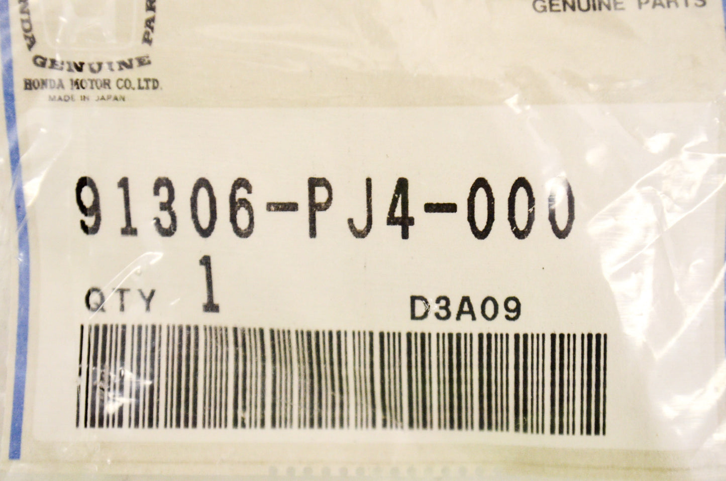 OEM Honda 91306-PJ4-000 O-Ring (6.8X1.9) NOS