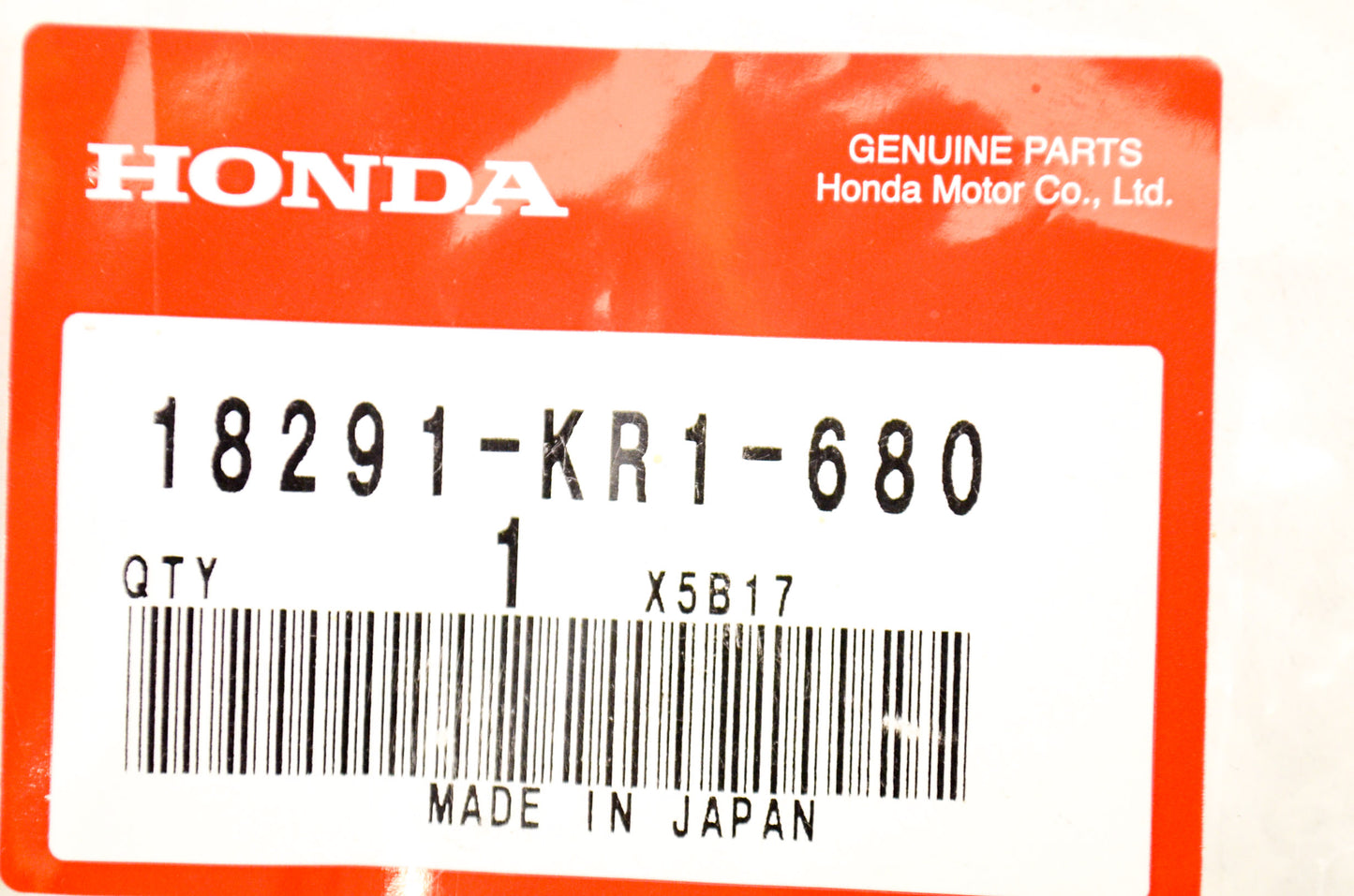 OEM Honda 18291-KR1-680 Exhaust Pipe Gasket A NOS