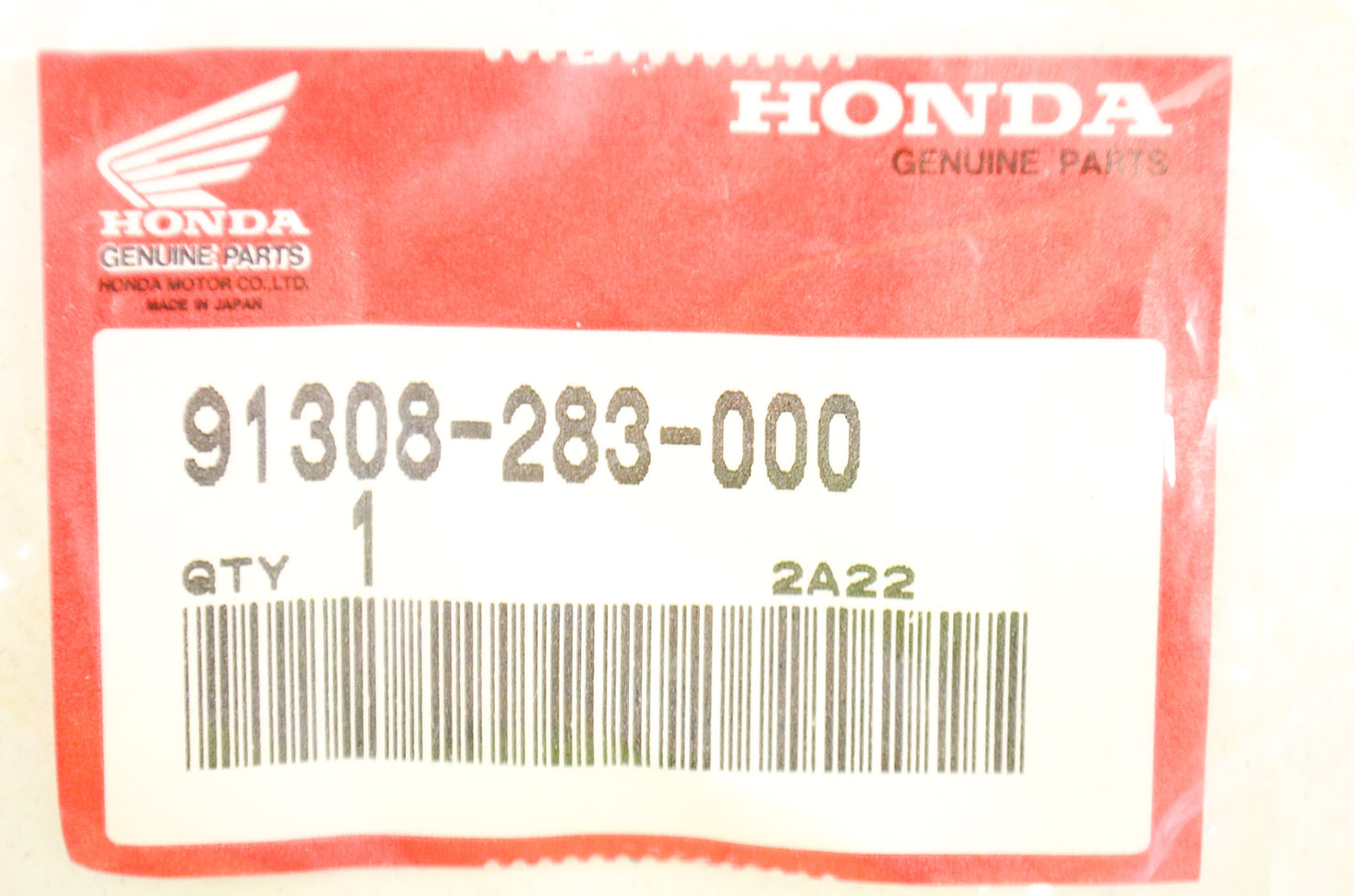 OEM Honda 91308-283-000 O-Ring (7.7X2.3) NOS
