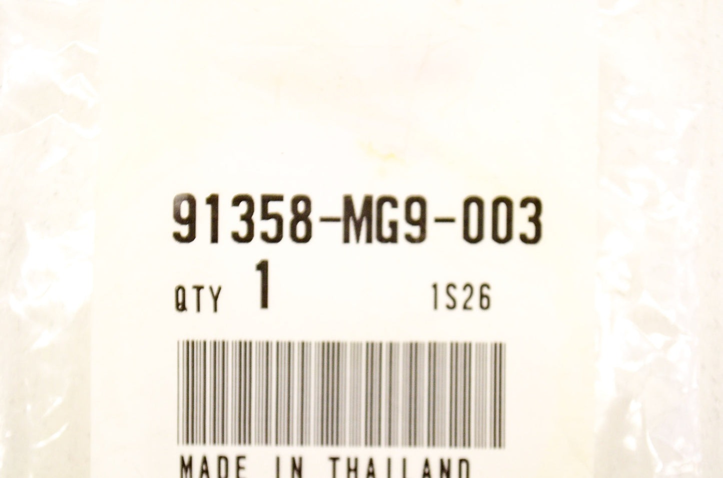 OEM Honda 91358-MG9-003 O-Ring (50.5X3.5) NOS