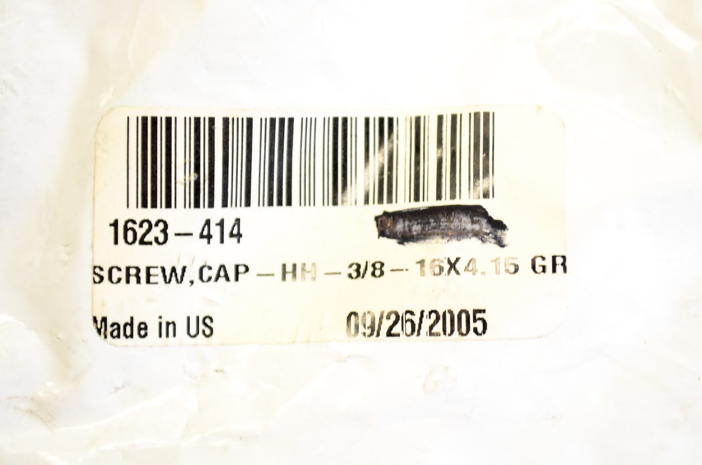 OEM Arctic Cat 1623-414 HH-3/8-16X4.15 GR 5 Cap Screw NOS