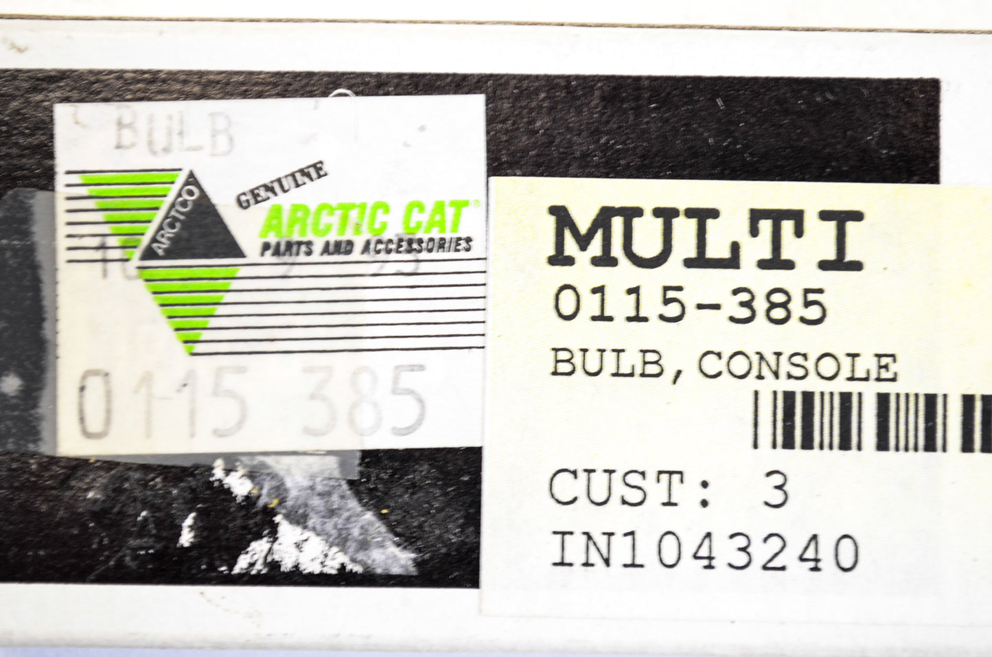 OEM Arctic Cat 0115-385 Console Bulb