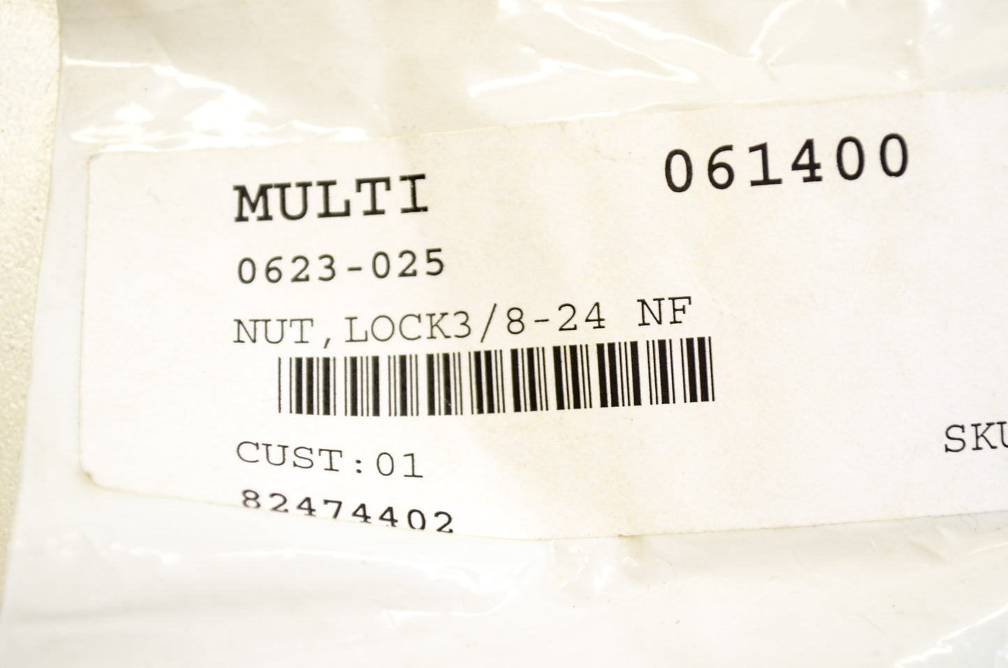 OEM Arctic Cat 0623-025 Lock Nut 3/8-24 NF NOS
