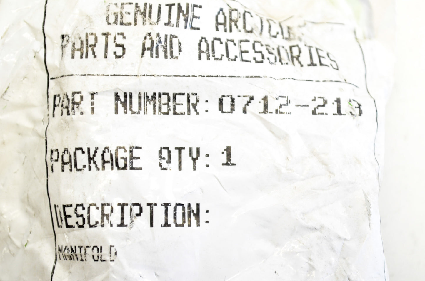 OEM Arctic Cat 0712-213 Exhaust Manifold NOS