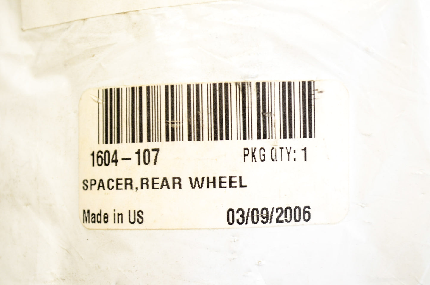 OEM Arctic Cat 1604-107 Rear Wheel Spacer NOS