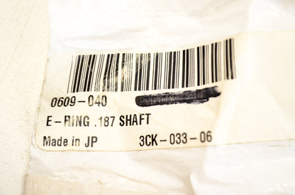 OEM Arctic Cat 0609-040 Shaft E-Ring .187 Qty 3 NOS