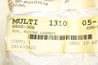 OEM Arctic Cat 6505-306 Mixing Chamber Top NOS