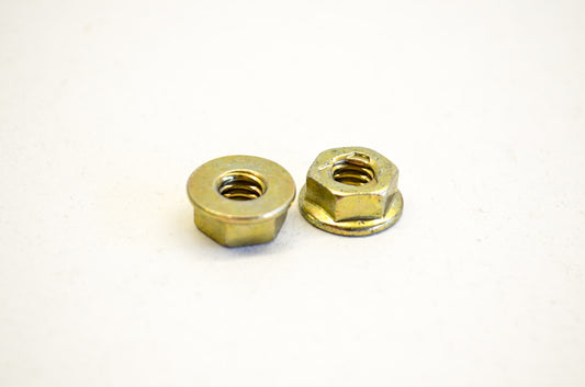 OEM Arctic Cat 8048-366 Top Lock Hex Flange Nut 1/4-20 Qty 2 NOS