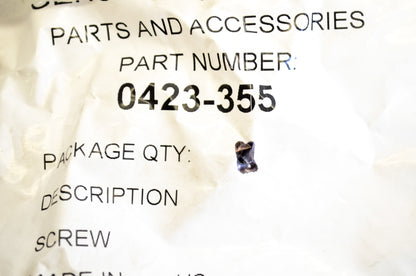 OEM Arctic Cat 0423-355 Shoulder Screw Qty 3 NOS
