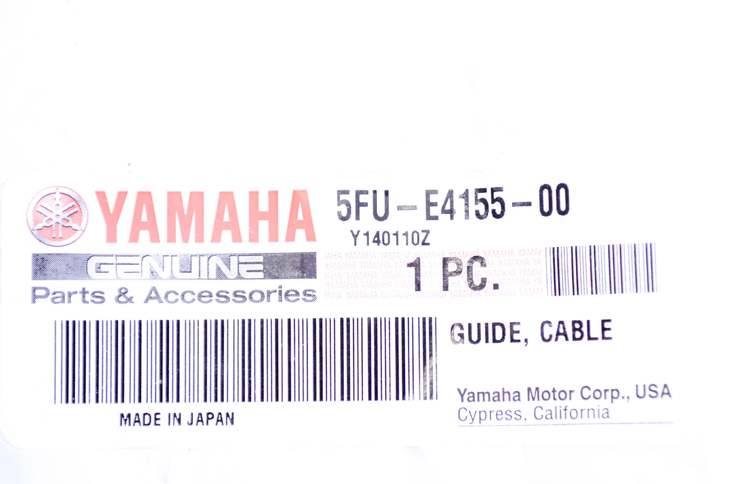 OEM Yamaha 5FU-E4155-00-00 Cable Guide NOS