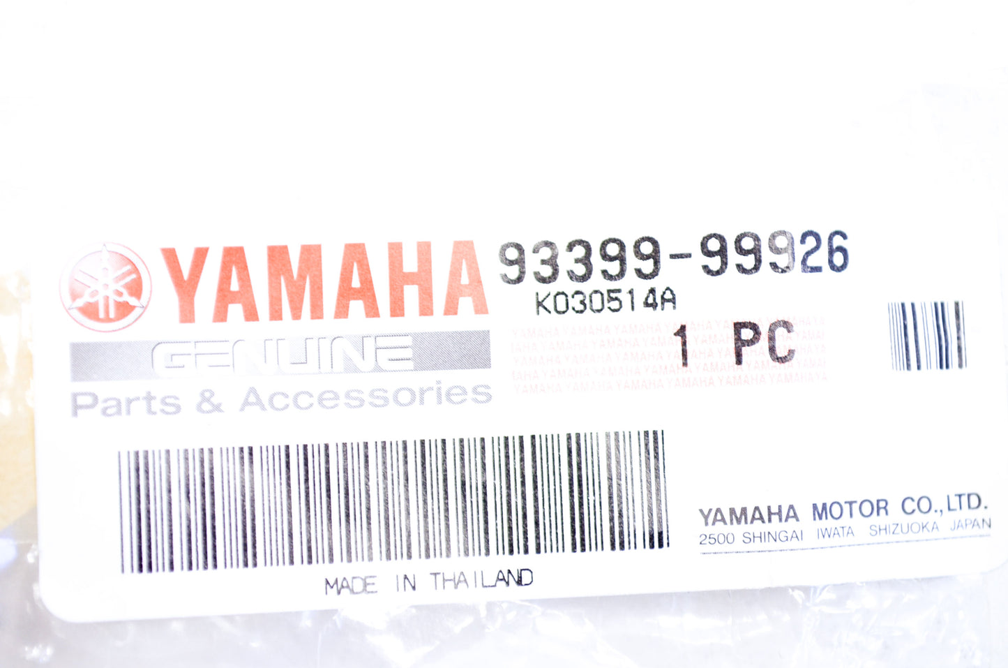 OEM Yamaha 93399-99926-00 Special Bearing NOS