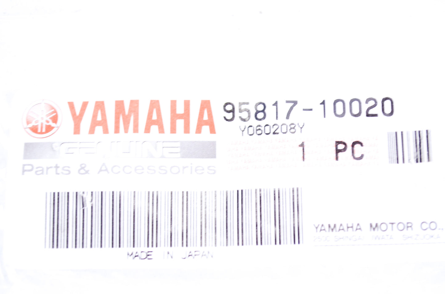 New OEM Yamaha 95817-10020-00 Flange Bolt NOS
