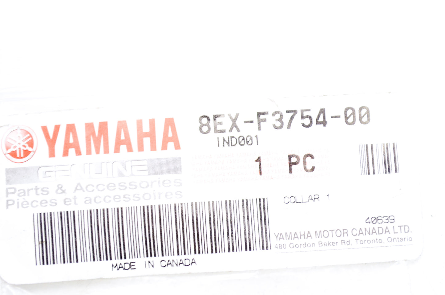 OEM Yamaha 8EX-F3754-00-00 Collar 1 NOS