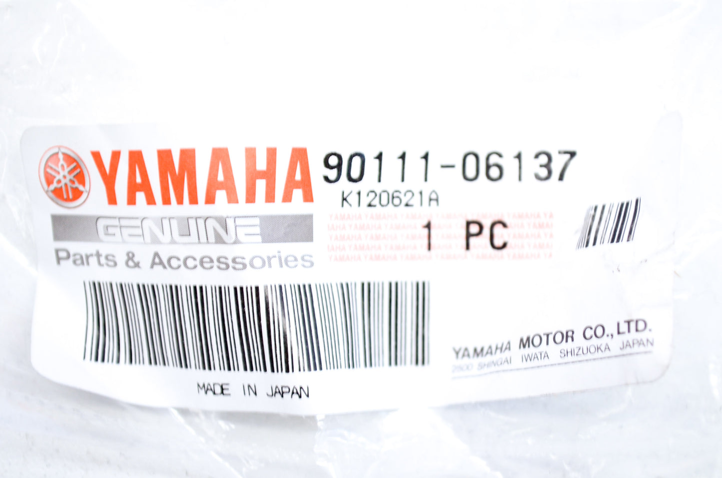 OEM Yamaha 90111-06137-00 Hex Socket Button Bolt