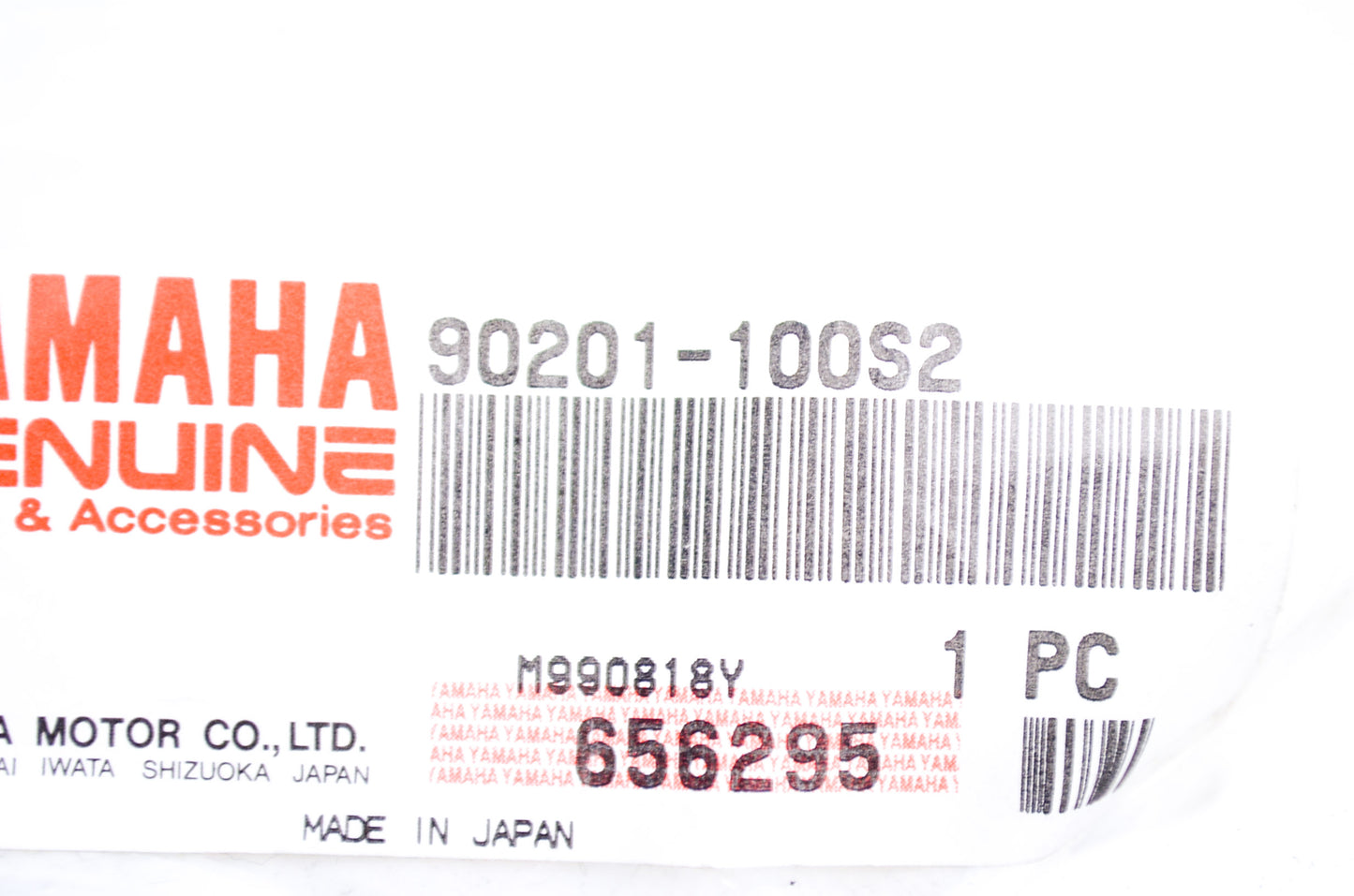 OEM Yamaha 90201-100S2-00 Plate Washer