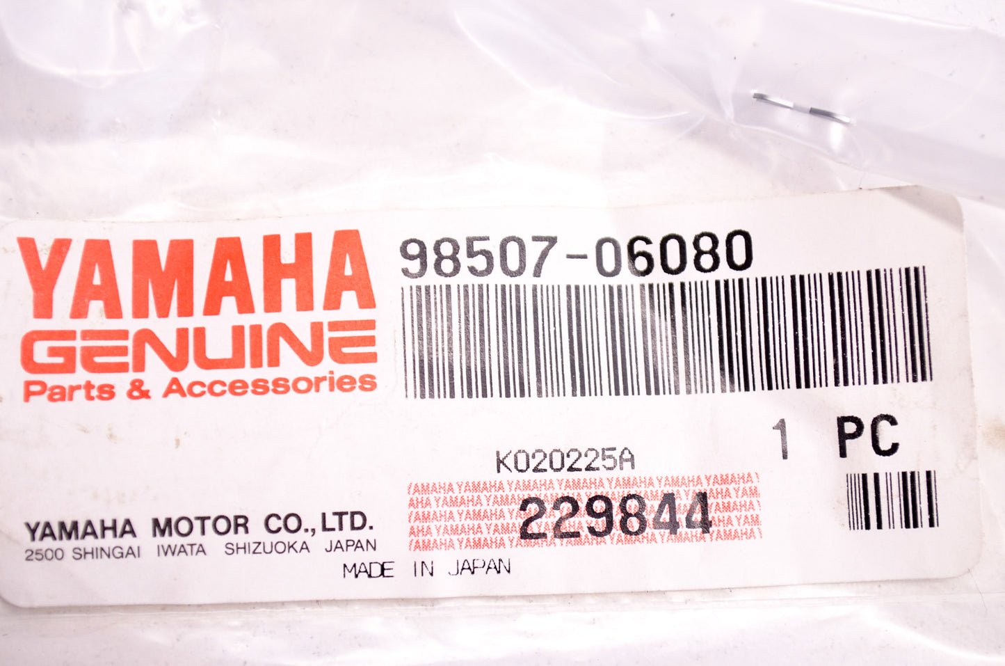 OEM Yamaha 98507-06080-00 Pan Screw NOS