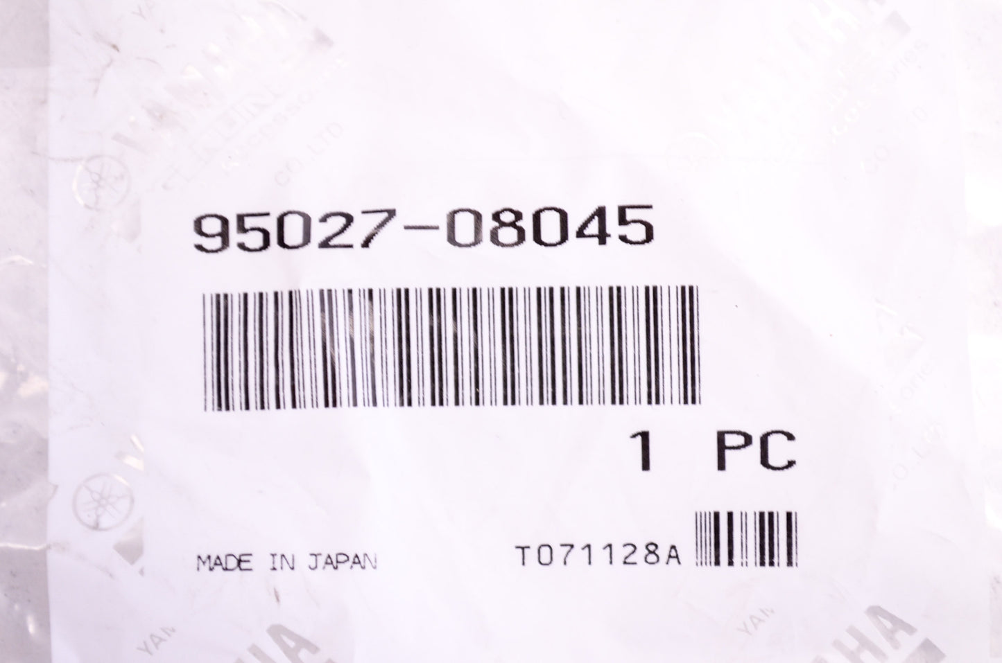 OEM Yamaha 95027-08045-00 Small Flange Bolt