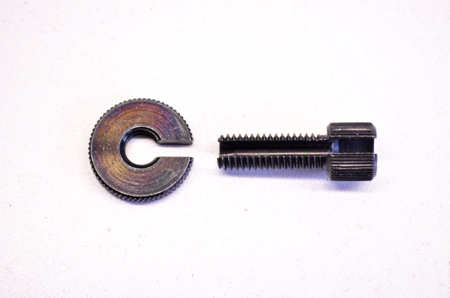 New OEM Yamaha Cable Adjuster Bolt with Nut NOS