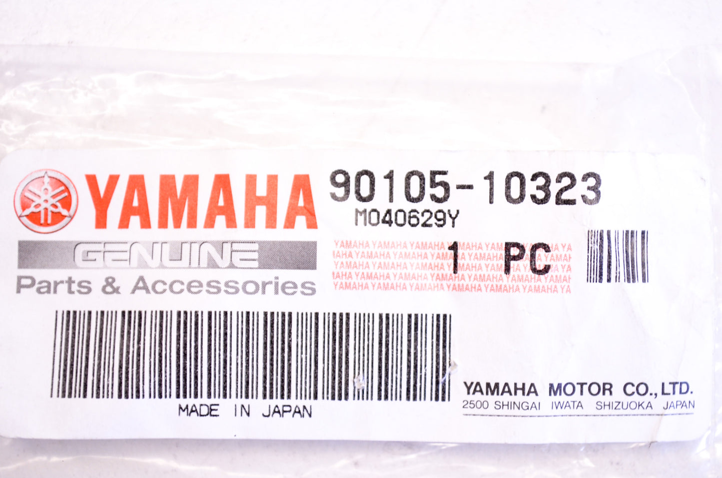 OEM Yamaha 90105-10323-00 Washer Based Bolt NOS