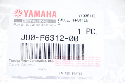 OEM Yamaha JU0-F6312-00-00 Throttle Cable 2