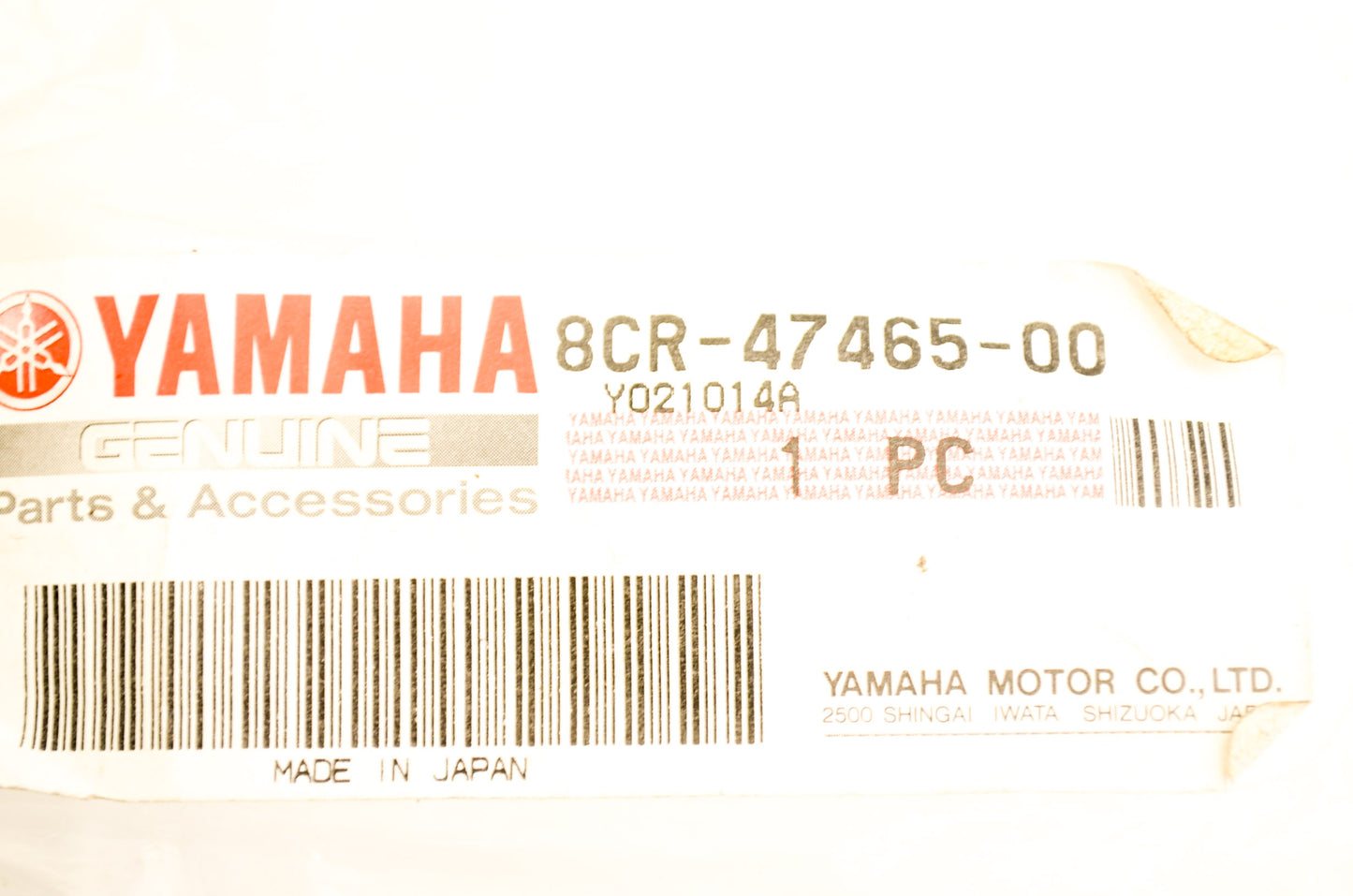 OEM Yamaha 8CR-47465-00-00 Shaft 1 NOS