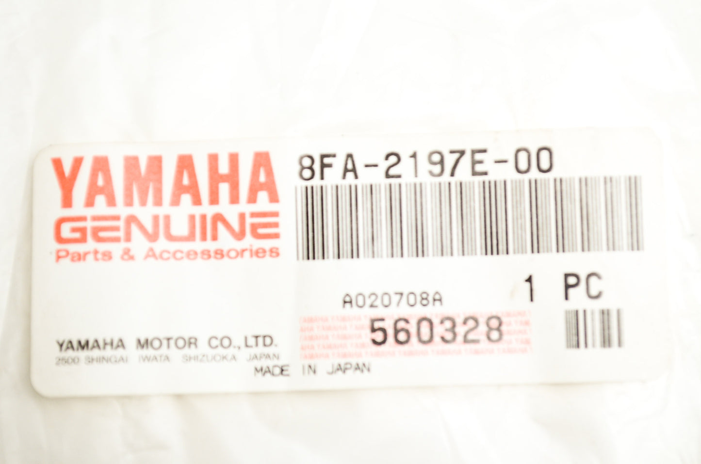 OEM Yamaha 8FA-2197E-00-00 Frame Protector NOS
