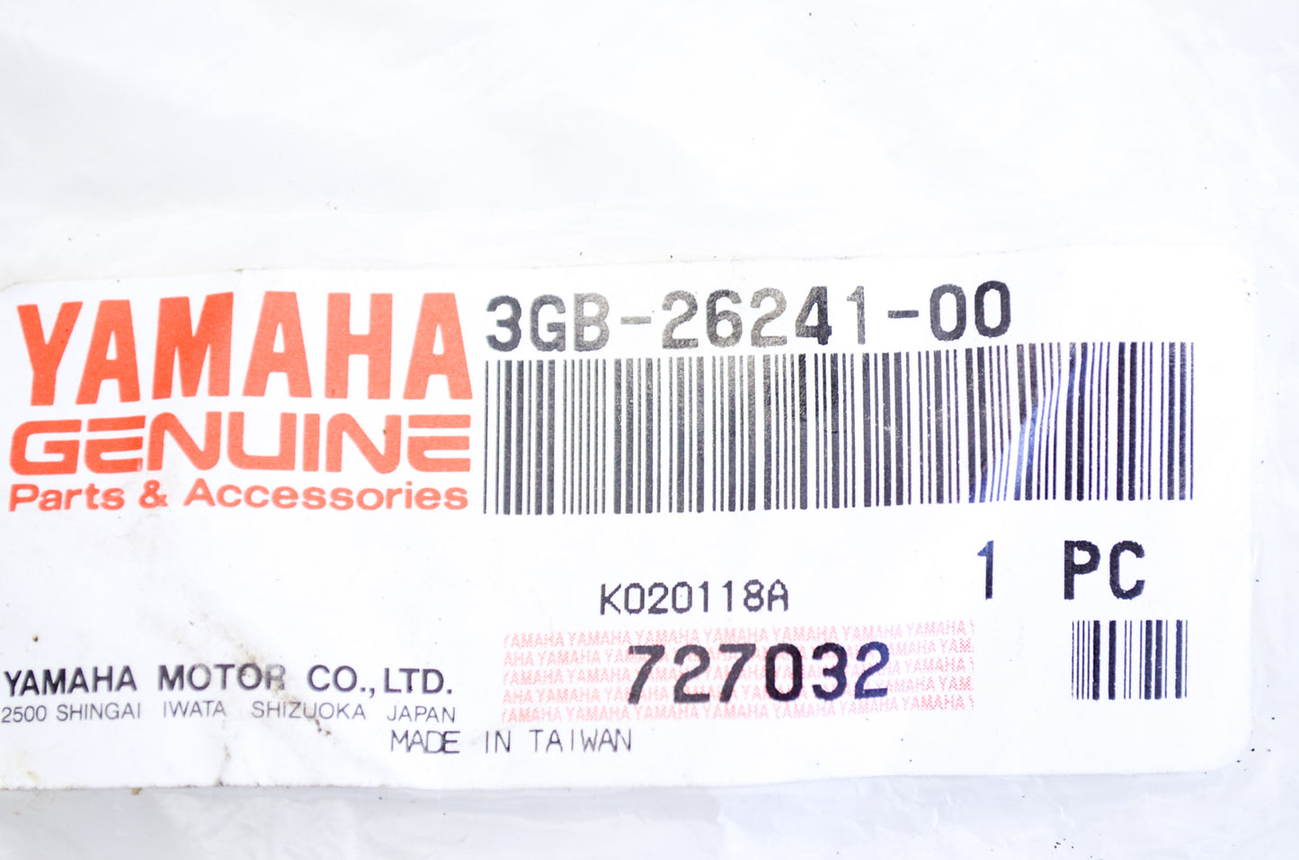 New OEM Yamaha 3GB-26241-00-00 Grip NOS