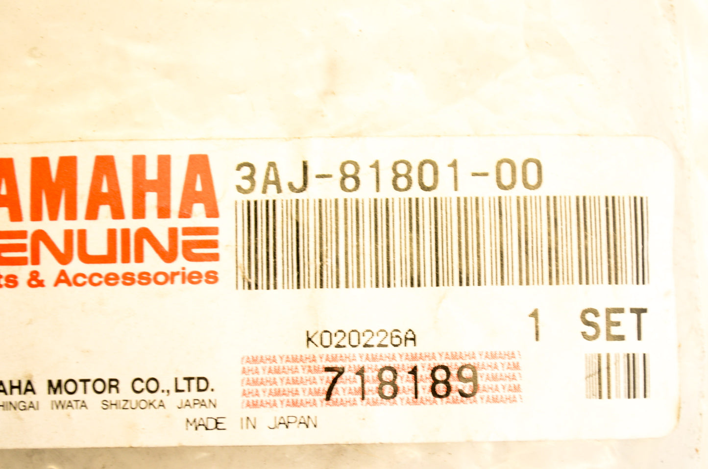 OEM Yamaha 3AJ-81801-00-00 Brush Set NOS