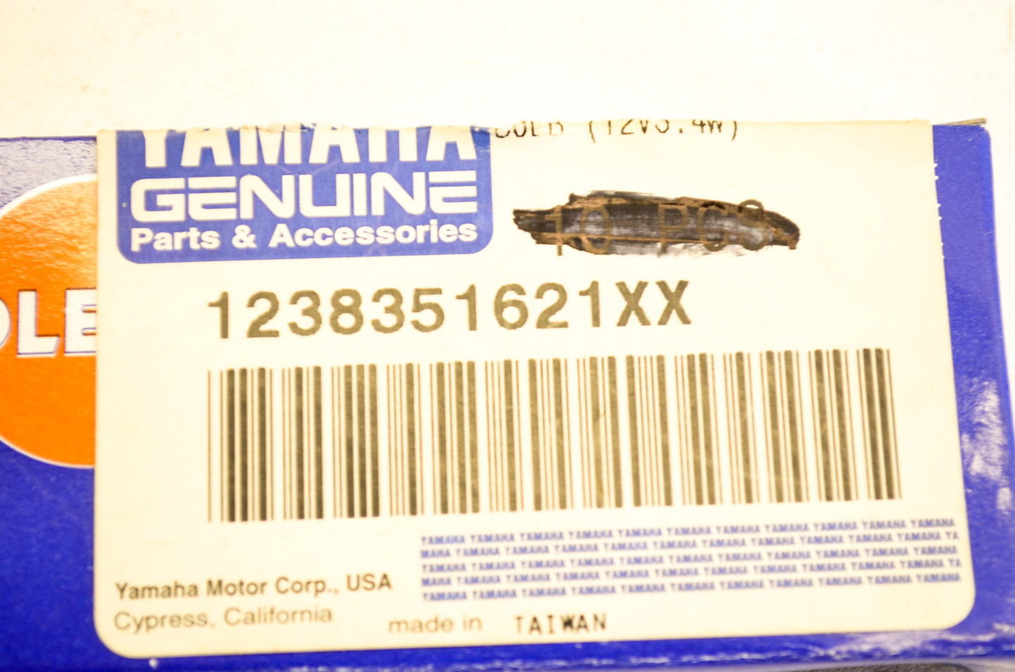 OEM Yamaha 123-83516-21-XX Bulb (12V3.4W) NOS