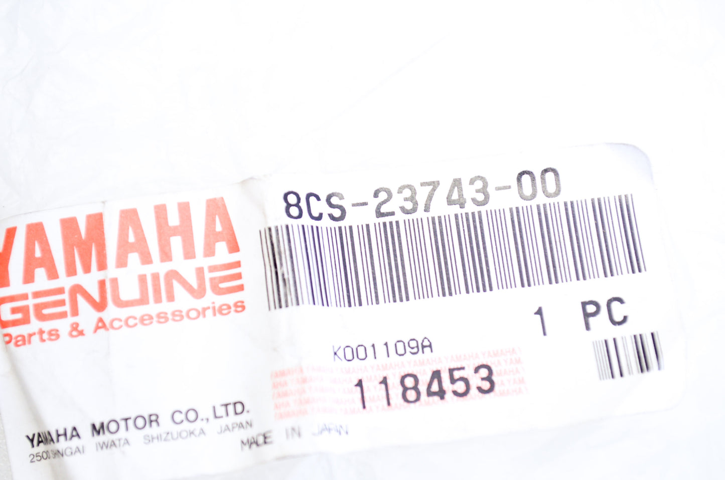 OEM Yamaha 8CS-23743-00-00 Stopper 1 NOS