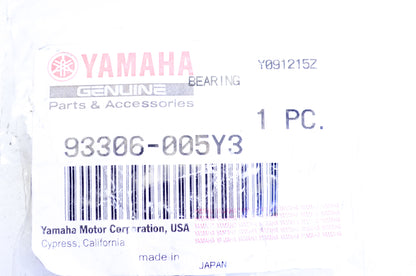 New OEM Yamaha 93306-005Y3-00 Bearing NOS