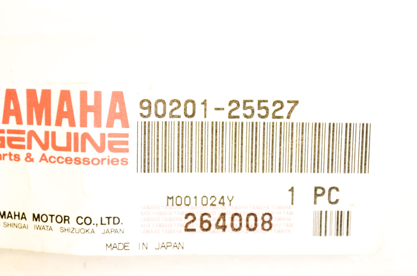 New OEM Yamaha 90201-25527-00 Plate Washer NOS