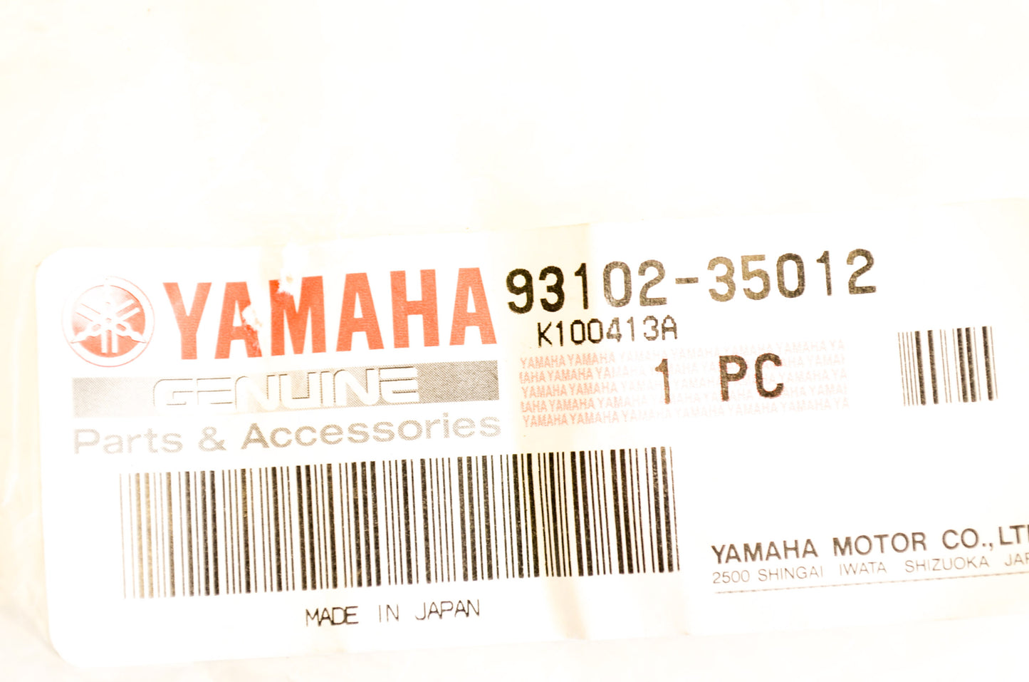 OEM Yamaha 93102-35012-00 Oil Seal NOS